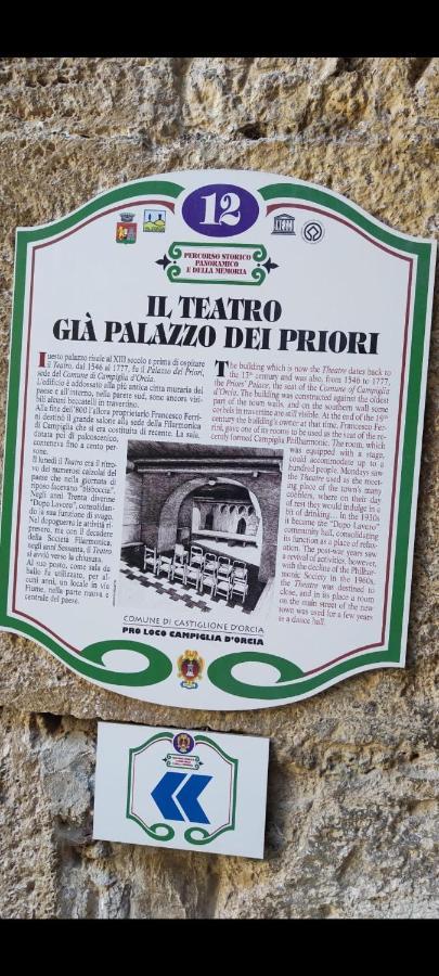 La Casa Del Teatro Apartment Campiglia d'Orcia Exterior photo